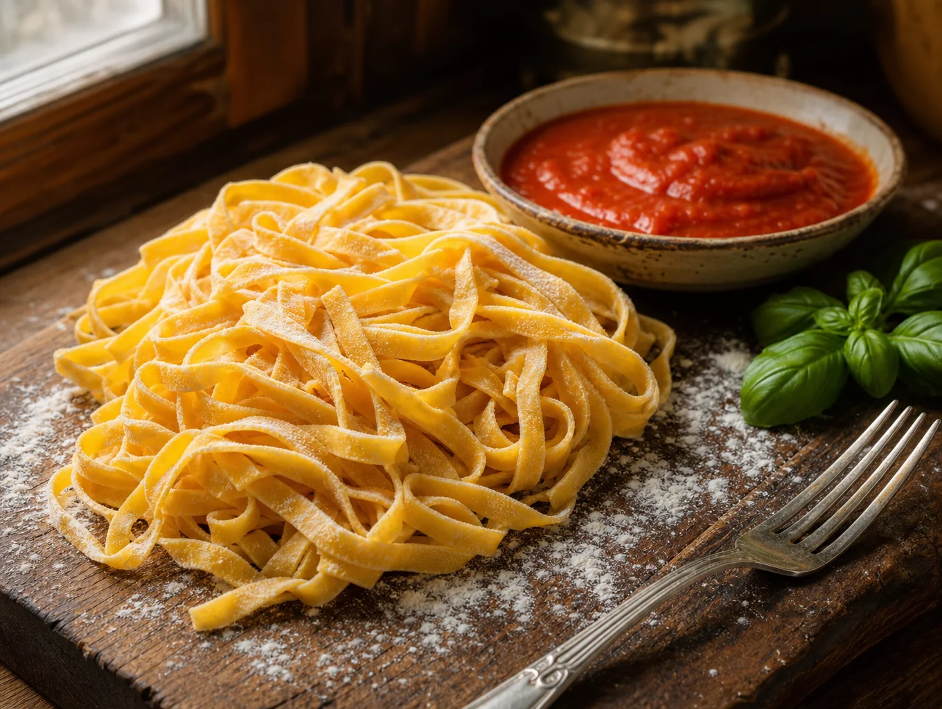 Hand-Rolled Tagliatelle